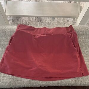 Athleta Mini Skirt in Rich Burgundy